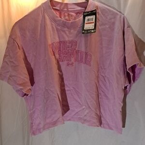 Under Armour Pink Crop Top